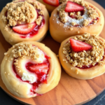 strawberry-cream-cheese-crumble-rolls