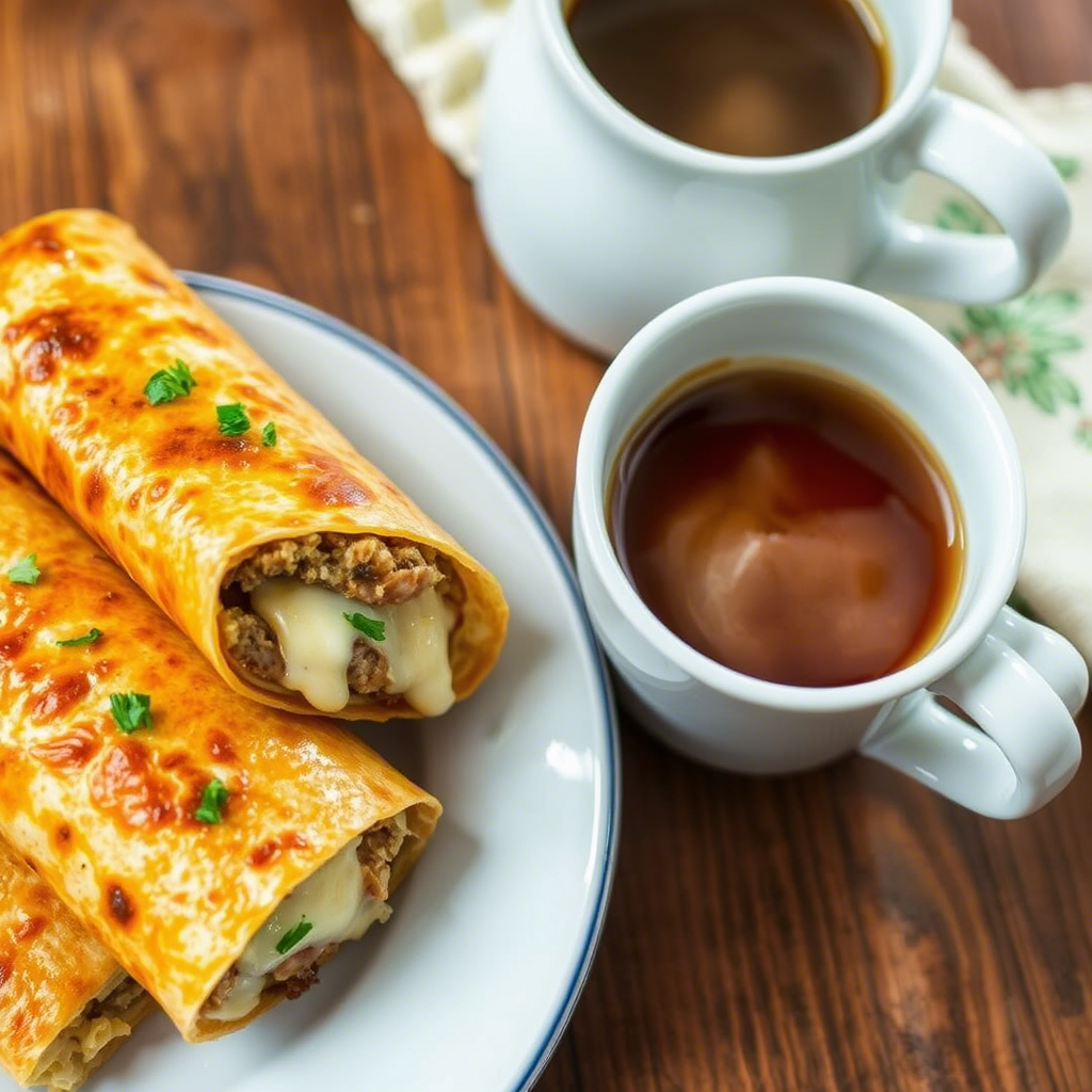 cheesy-sausage-and-egg-wraps