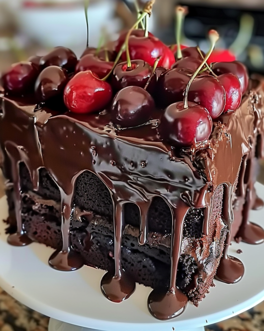 cherry-chocolate-cake