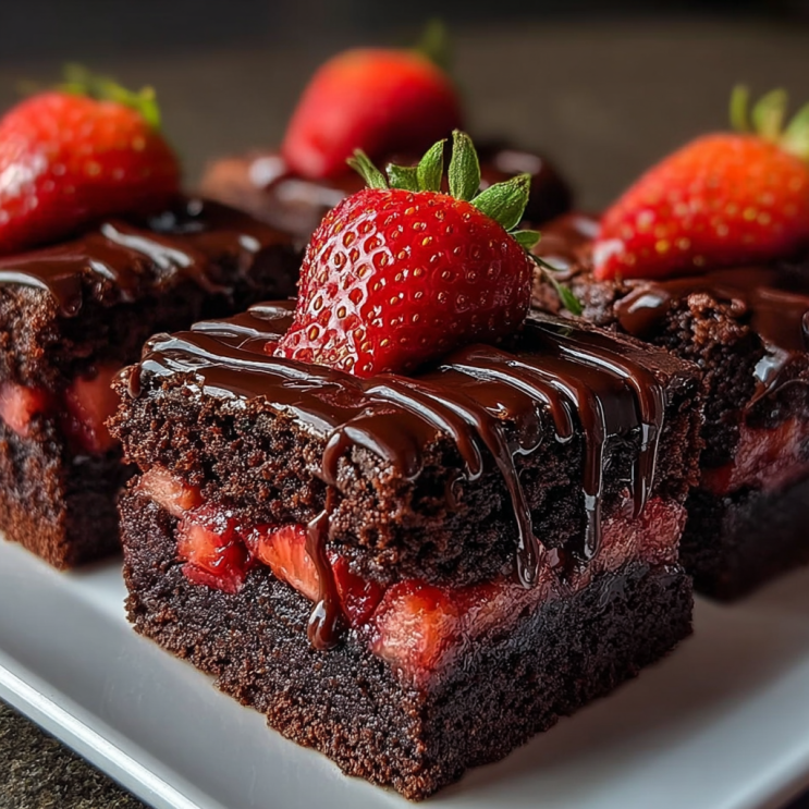 6 Moist Strawberry Brownies That Make Every Bite Magical