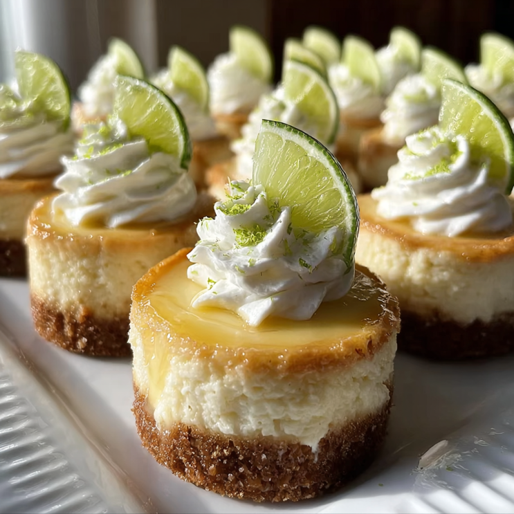 6 Creamy Mini Key Lime Cheesecakes That Melt in Your Mouth