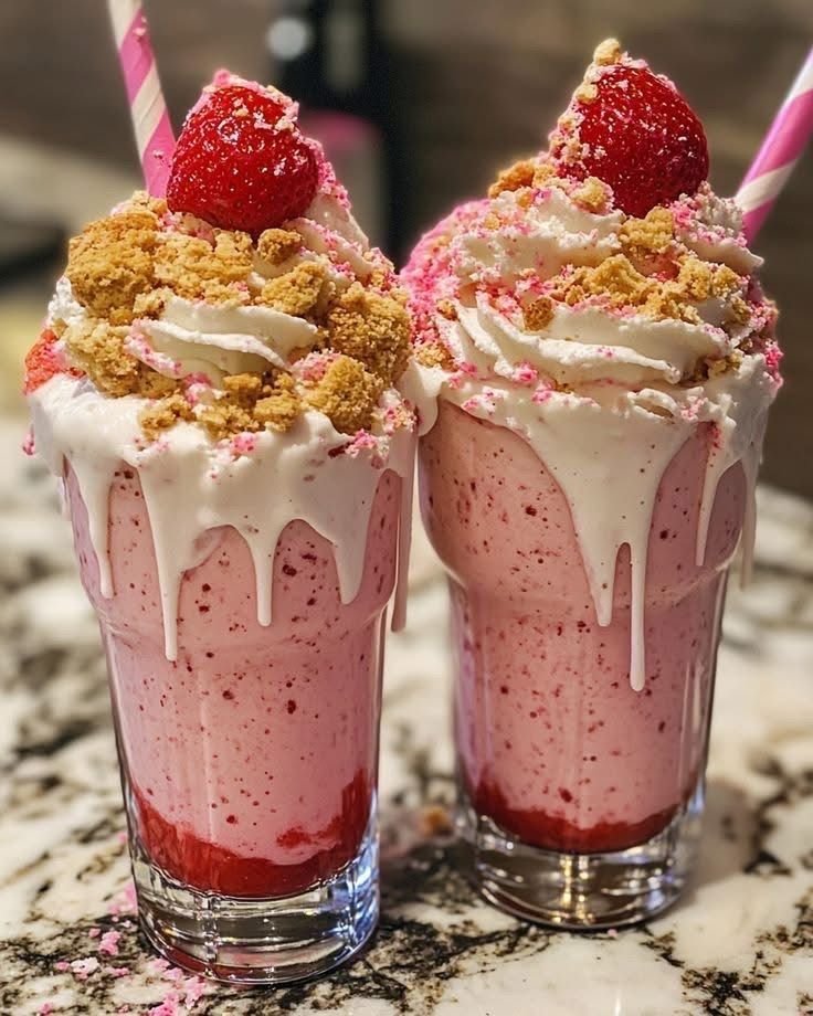 Strawberry Cheesecake Milkshake