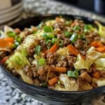 Low Carb Mongolian Ground Beef & Cabbage – Easy Keto Dinner Recipe