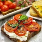 Ricotta & Tomato Sourdough Toast – A Light, Flavorful Treat!