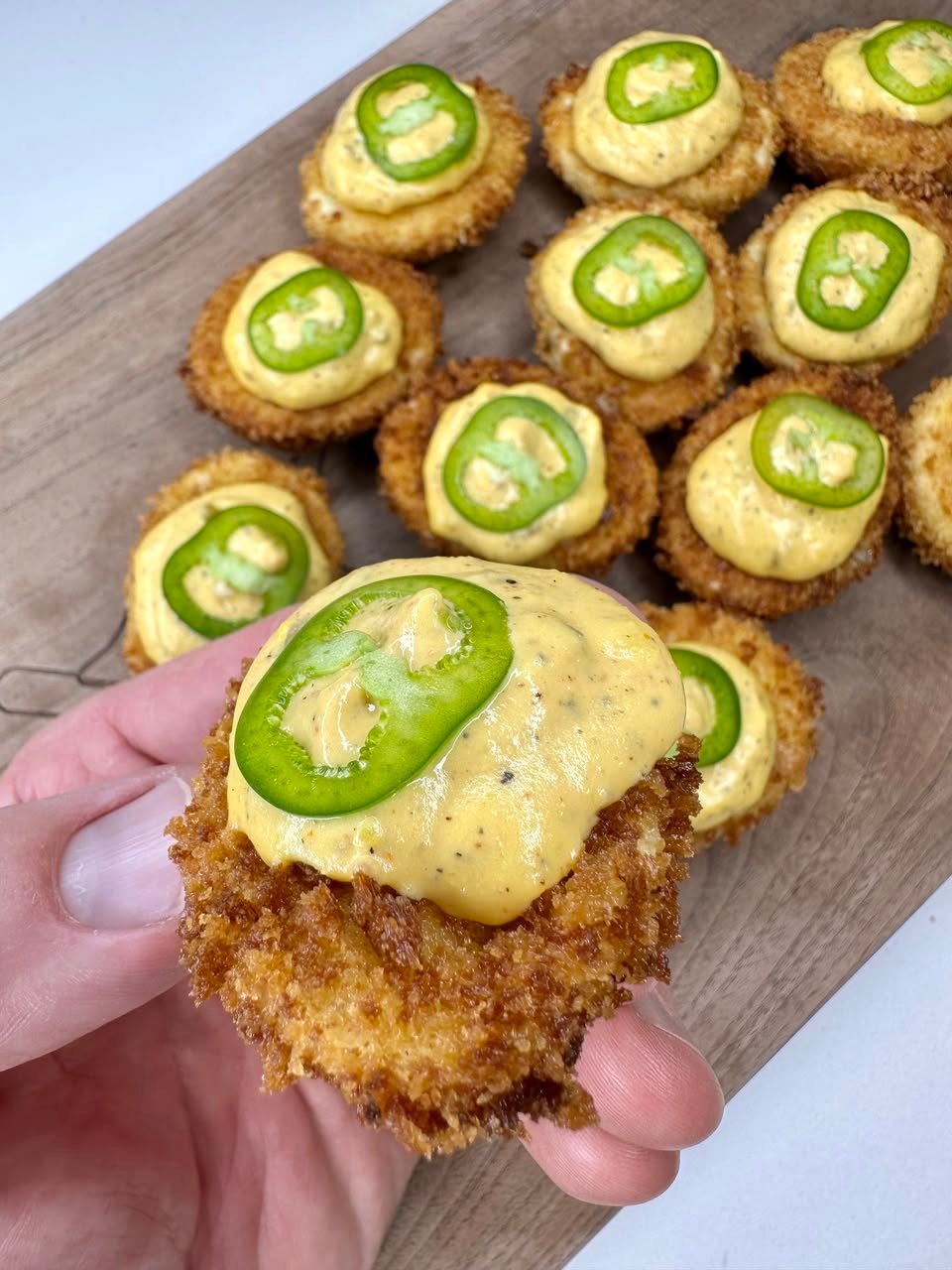 Easter-Brunch-Cajun Style-Fried-Deviled-Eggs