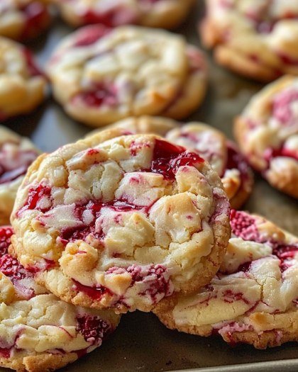 Raspberry-Cheesecake-Cookies