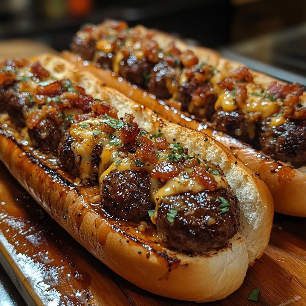 bourbon-bbq-bacon-cheeseburger-meatball-subs