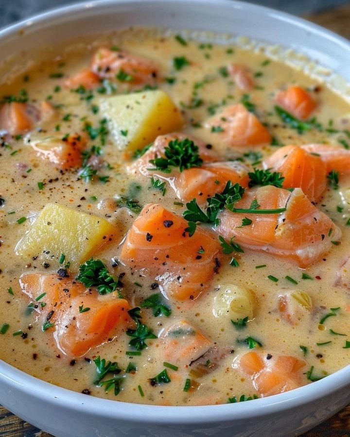 smoked-salmon-potato-chowder