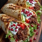 mediterranean-ground-beef-pita-wraps