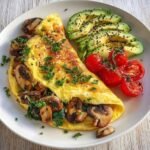 Mushroom-and-Spinach-Omelet