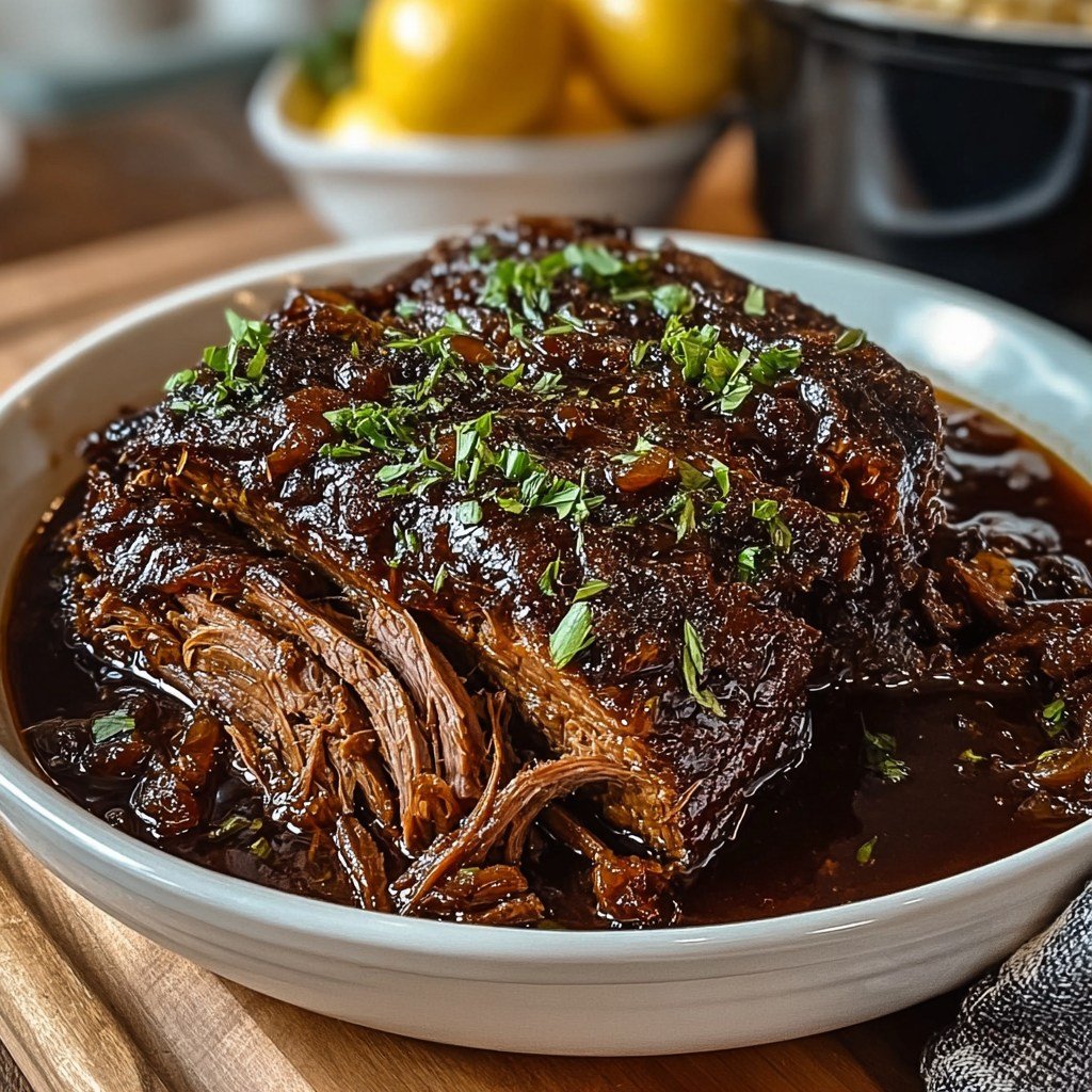 Caramelized-Pulled-Beef-Brisket