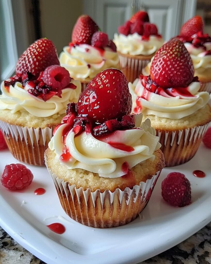 strawberry-cheesecake-cupcakes