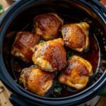 slow-cooker-honey-garlic-chicken-thighs
