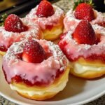 strawberry-cheesecake-stuffed-donut