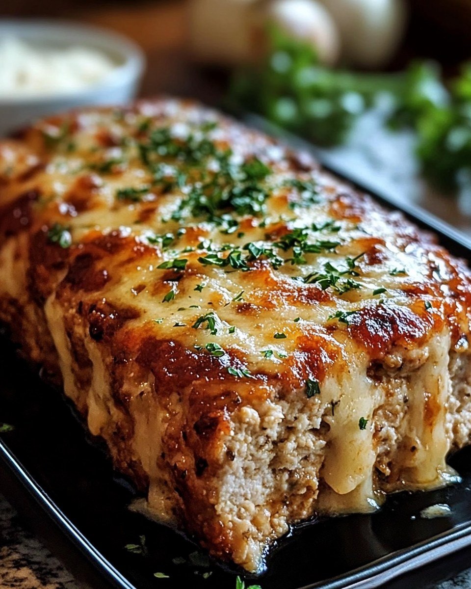Melt-in-Your-Mouth-Garlic-Parmesan-Chicken-Meatloaf