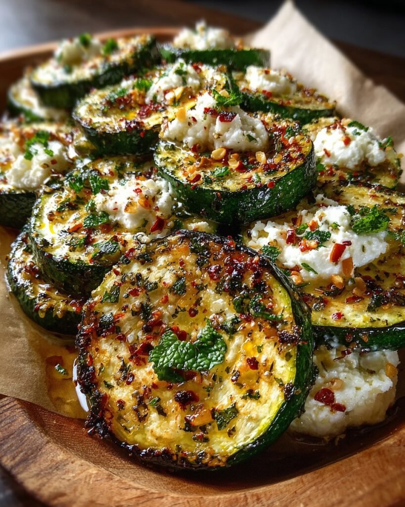 Roasted-Zucchini-with-Whipped-Feta-&-Lemon-Honey