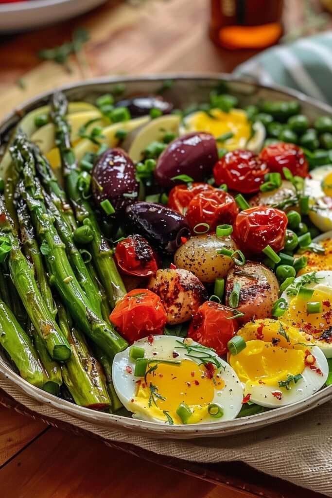Mediterranean-Niçoise-Salad-with-Asparagus-and-Tuna