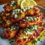 Crispy-Hot-Honey-Lemon-Feta-Chicken-Tenders