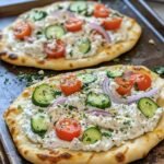 Tzatziki-Chicken-&-Veggie-Naan-Pizza