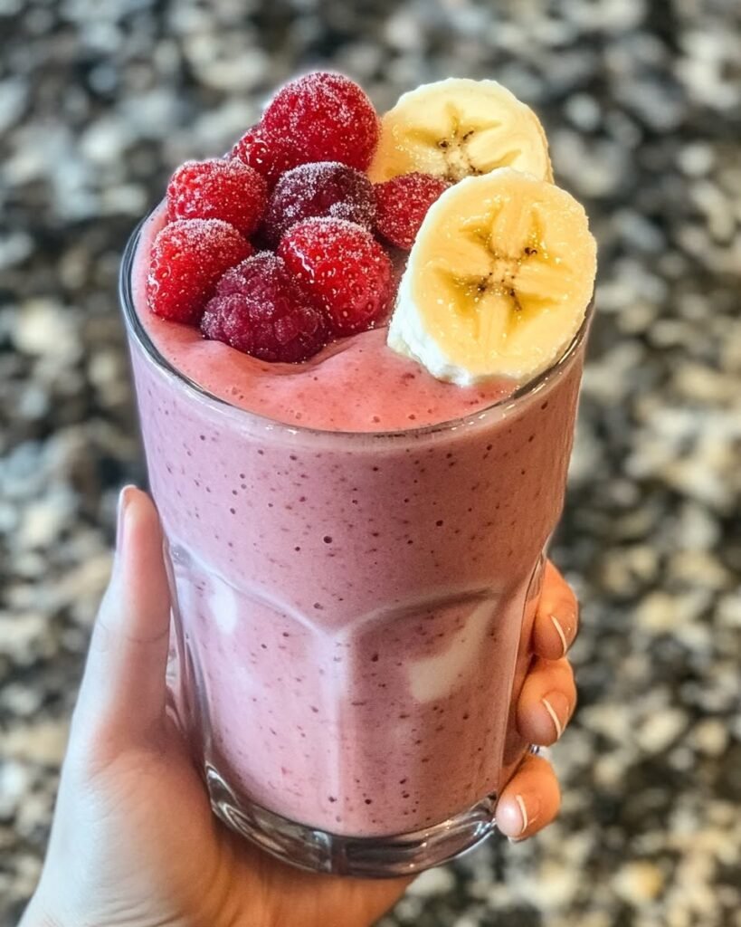 Strawberry-Banana-Protein-Smoothie