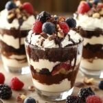 No-Bake-Brownie-Cheesecake-Parfaits