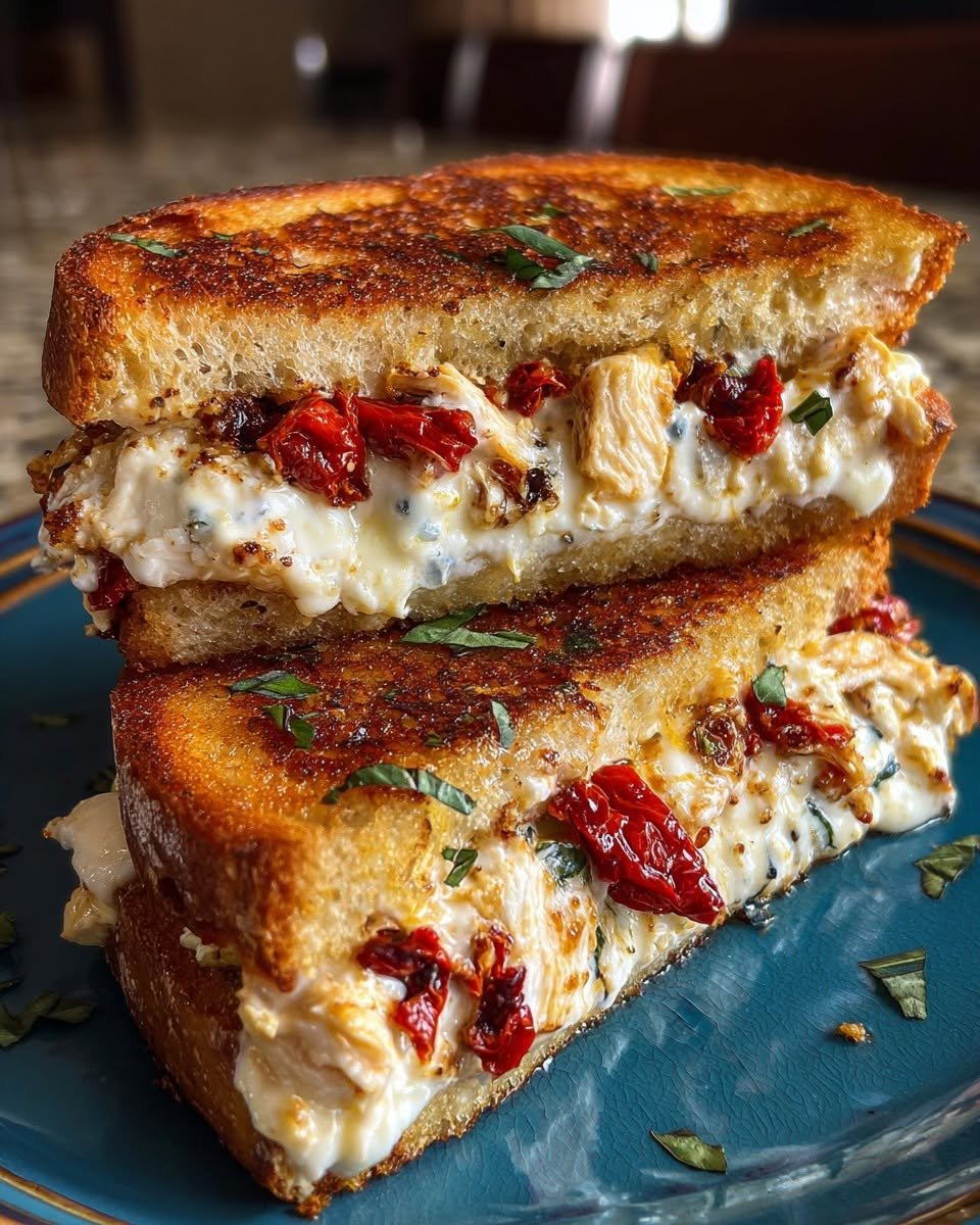 Buffalo-Chicken-Grilled-Cheese