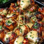 Grilled-Chicken-Bites with-Creamy-Garlic
