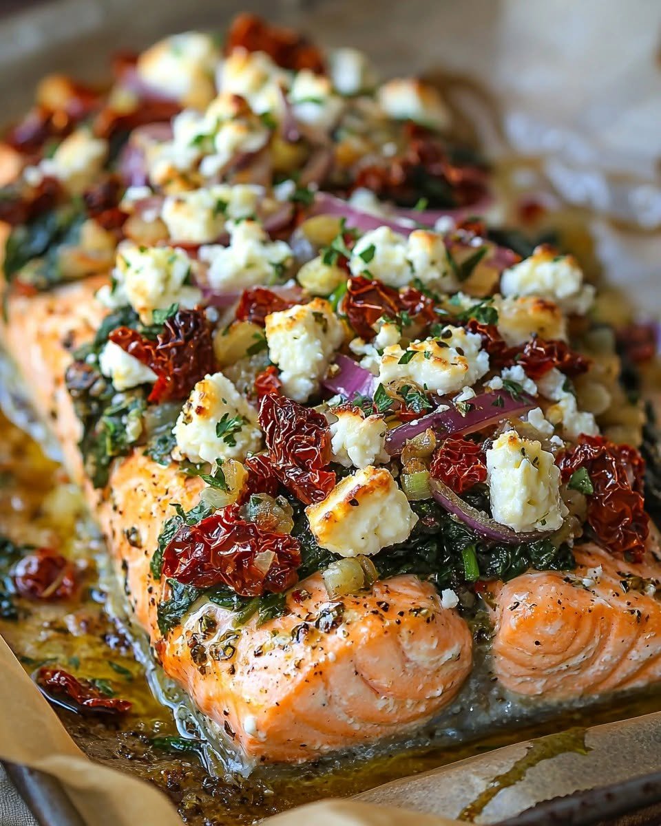 baked-salmon-with-feta-sun-dried-tomatoes