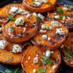 Sweet-Potato-Rounds-with-Honey-&-Feta