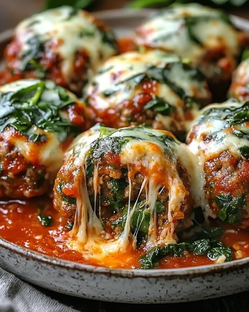 spinach-garlic-meatballs-stuffed-with-mozzarella
