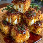 Walnut-Crusted-Brie-Bites-with-Honey-Drizzle