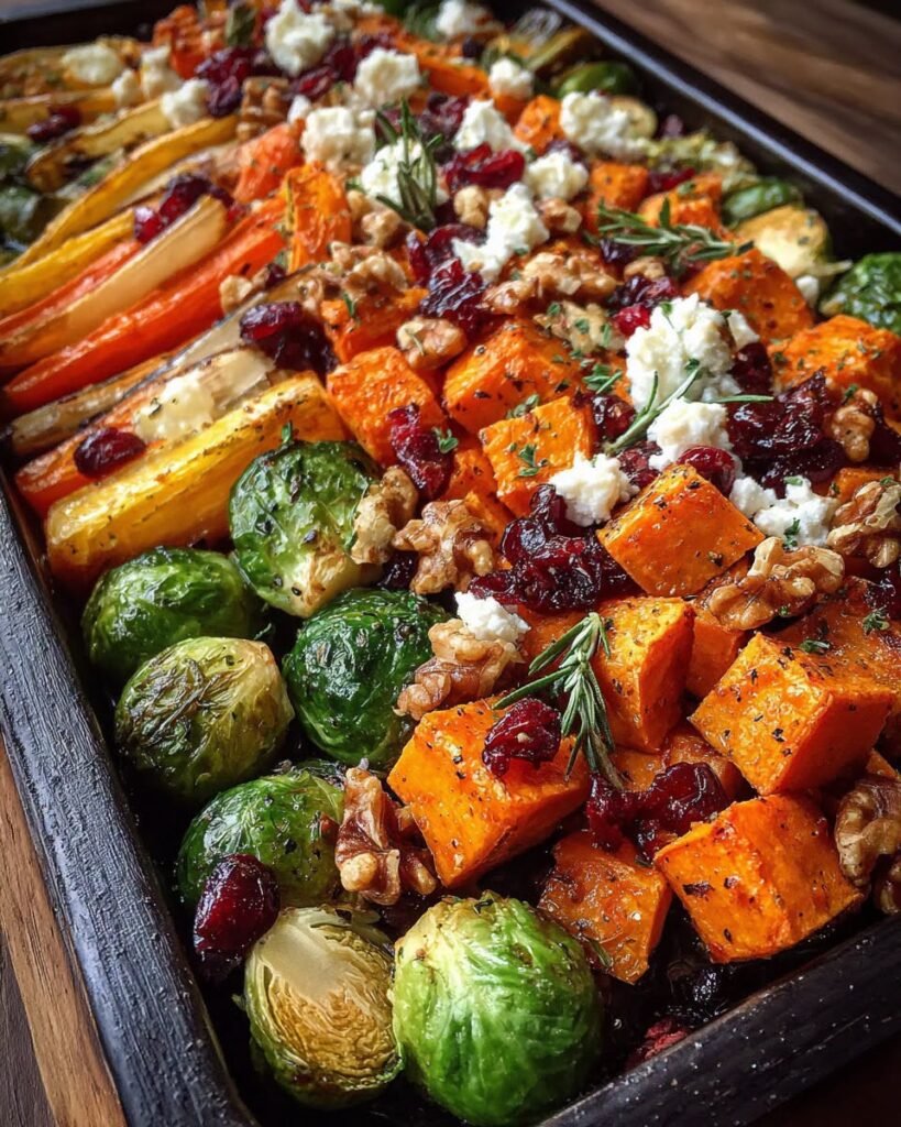 cranberry-sweet-potato-carrots-brussels-sprouts-with-feta