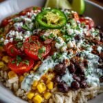 black-bean-and-rice-bowl-with-cilantro-lime-yogurt-sauce