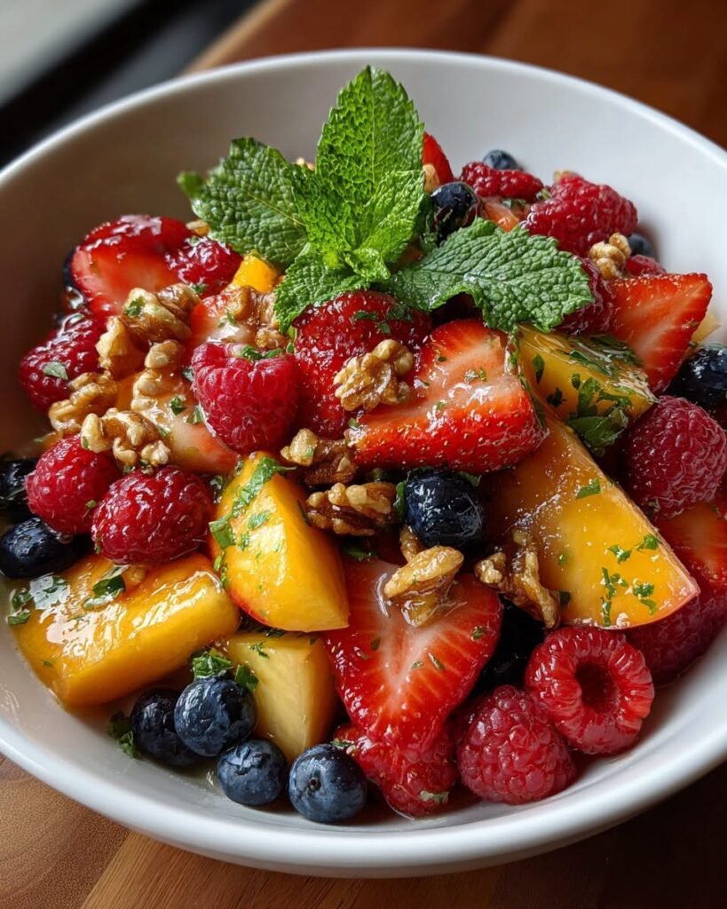 peaches-raspberries-blueberries-strawberries-salad