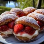 Strawberry Cheesecake Donuts