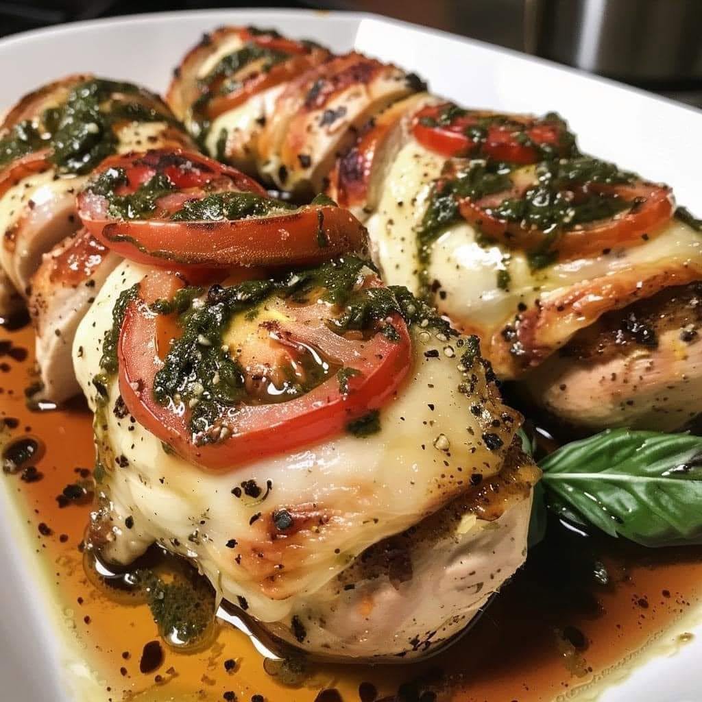 Caprese Stuffed Chicken