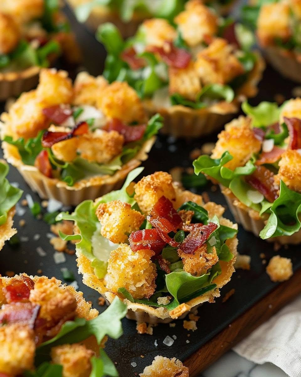 parmesan-caesar-salad-cups
