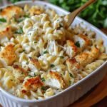 Creamy Garlic Parmesan Chicken Pasta Bake