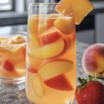 Peach Strawberry Lemonade