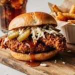 Spicy Nashville Hot Chicken Sandwich – Fiery, Savory & Irresistible