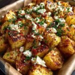 Healthy Baked Feta Potatoes
