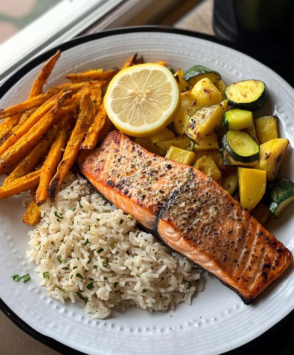 leftover-salmon-hash-sweet-potato-herbs