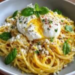 Lemon-Garlic-Ricotta-Pasta-with-Fresh-Basil-&-Burrata