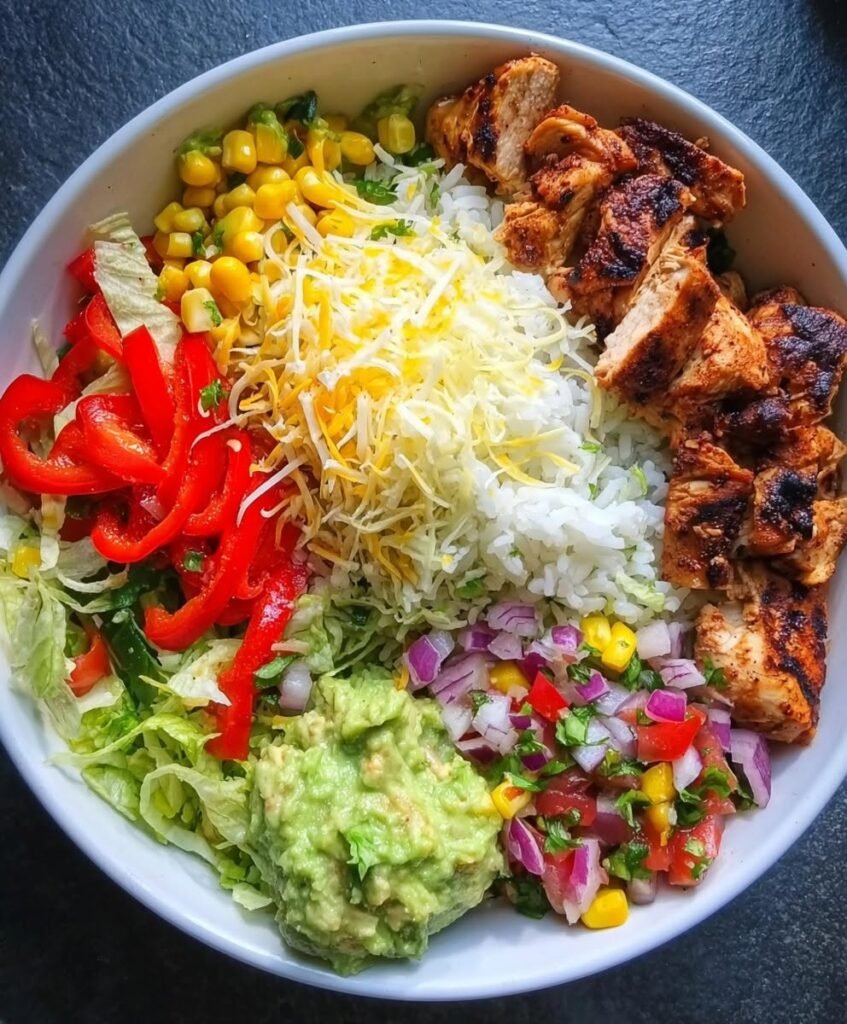 colorful-burrito-bowl-flat-lay