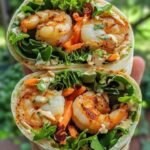 Grilled Shrimp Caesar Wraps