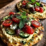 flatbread-with-fresh-herbs-hummus