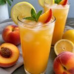Easy and Delicious Peach Lemonade
