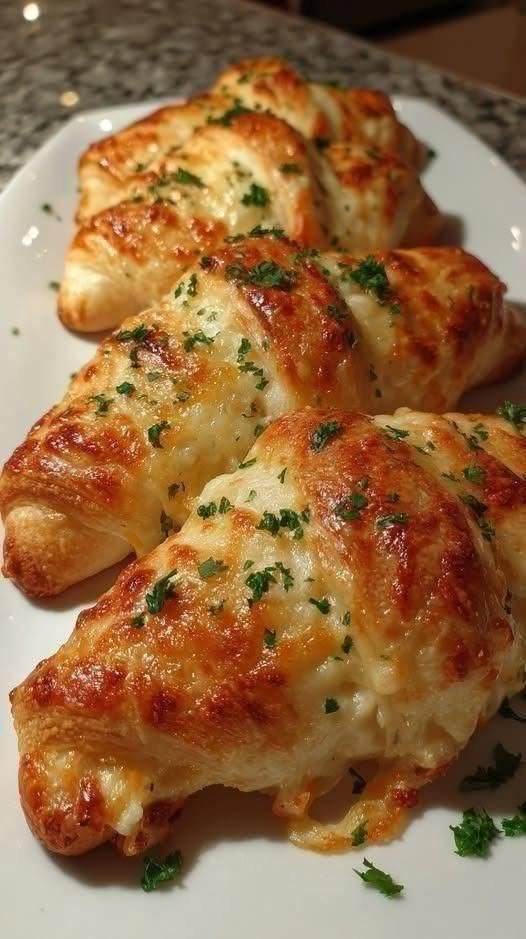 Cheesy Chicken Crescent Rolls