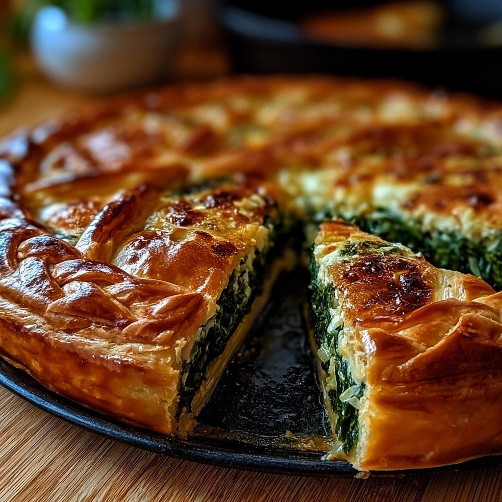 Spinach Stuffed Pie