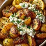 Lemon Feta Potato Dish